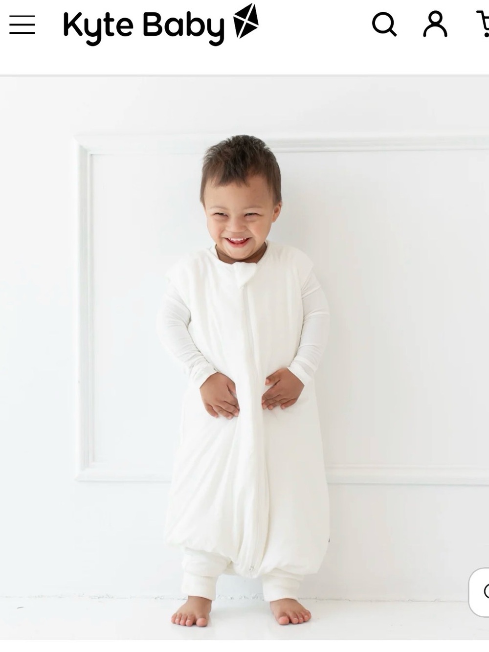 Kyte BABY Cloud Organic Sleep Sack walker TOG 1.0